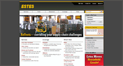Desktop Screenshot of estes-express.com