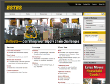 Tablet Screenshot of estes-express.com